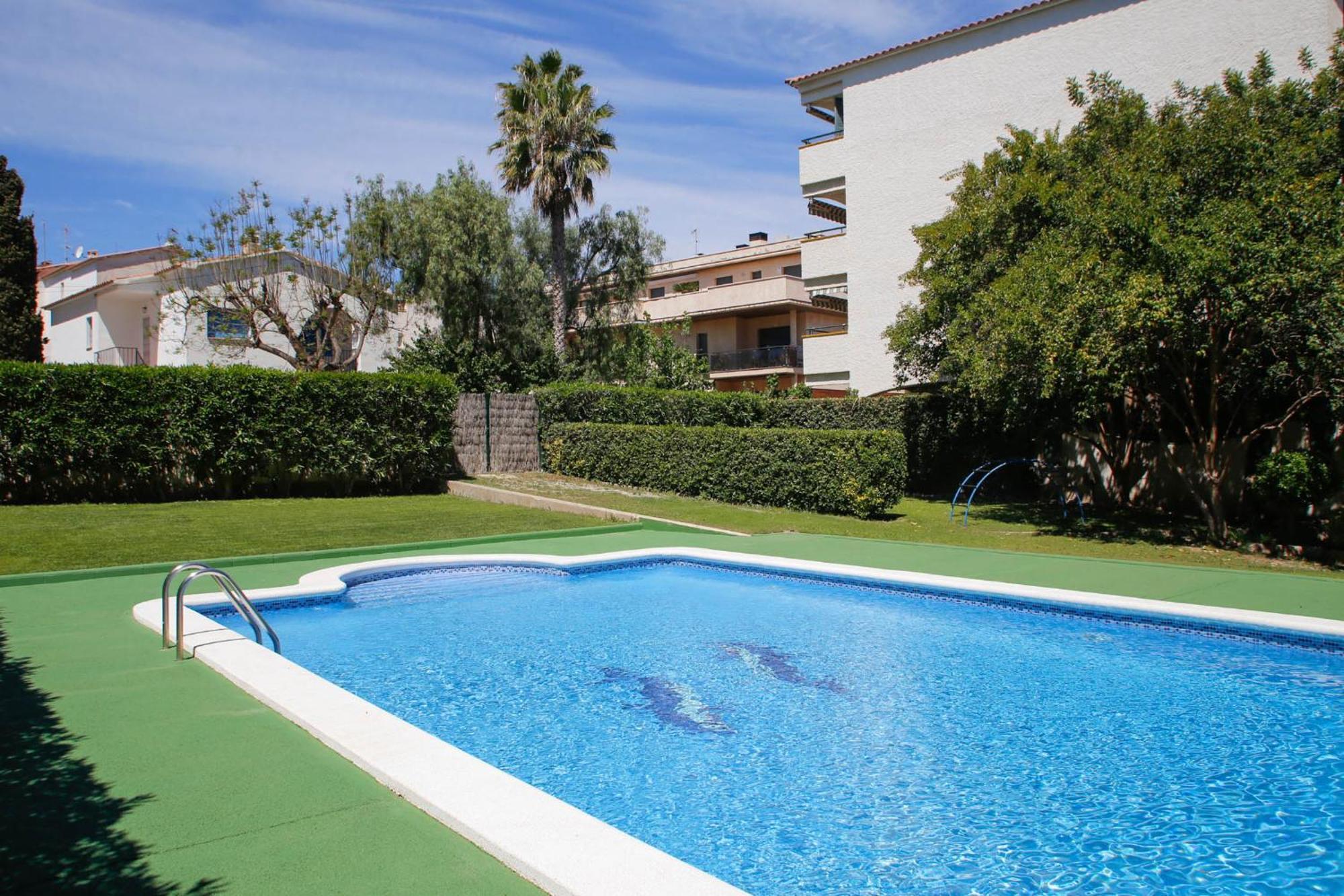 At044 Cerca De La Playa, Con Piscina Y Airco Apartment Torredembarra Ngoại thất bức ảnh